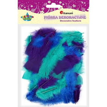 Lapač snů Peříčka Titanum mix 8 g - modrá a tyrkysová