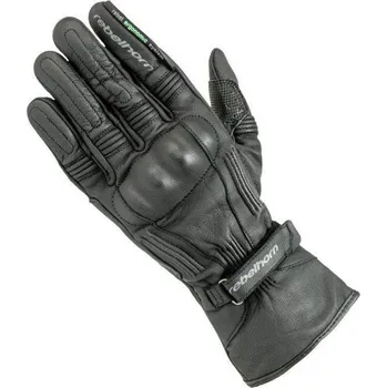 Moto rukavice Rukavice na motorku Rebelhorn Defender, černé kožené rukavice XL