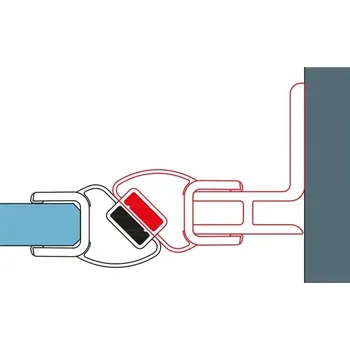 Ronal (Sanswiss) Ronal, nástěnný profil pro montáž dveří do niky V.SOL.06/50 Barva povrchu: 50 aluchrom
