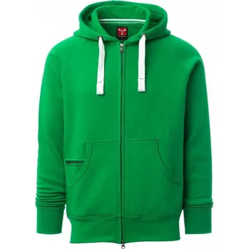 Pánská mikina Payperwear Mikina Dallas+ s rafinovanou malou kapsičkou na zip Barva: zelená jarní, Velikost: S