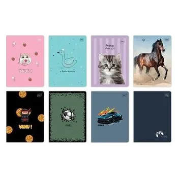 Set školních potřeb Zeszyt A5/16K kratka 70g UV mix (20szt)