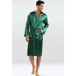 Pánský saténový župan Christian zelený XXL