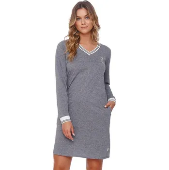 Dámská noční košile Dámská noční košile Queen Crown šedá XL