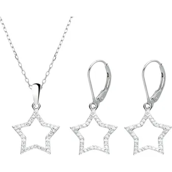 Náhrdelník Majya Stříbrný set šperků STARS Ag/; ≤3,79 g 11783