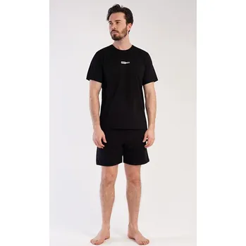 Pánské pyžamo Pánské pyžamo šortky Thomas - černá - S