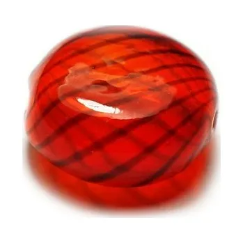 Dětské navlékací korálky Skleněný foukaný korálek 11x20mm