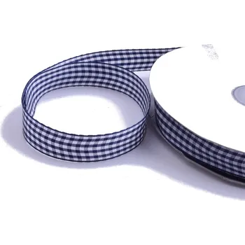 Stuha Stuhy kárované 20mm - 10m Barva: tm.modrá