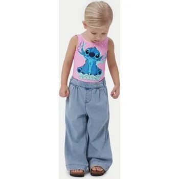 Dámské plavky NAME IT Jednodílné plavky Modina Stitch 13239640 Růžová 86_92