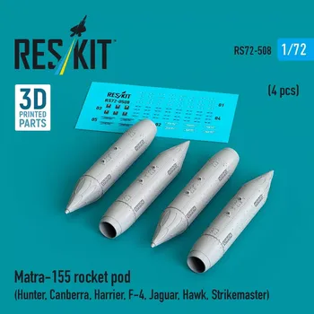 Plastikový model Reskit 1/72 Matra-155 rocket pod (4 pcs.)