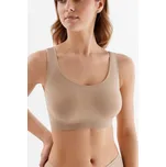 Bezešvá podprsenka Top tank béžová M