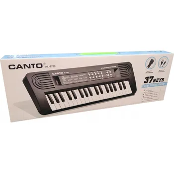 Hudební nástroj pro děti Černé pianko v krabici na baterie - Skvělá dětská HUDEBNÍ HRAČKA