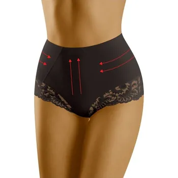 Kalhotky Stahovací kalhotky s krajkou Exepta černé S