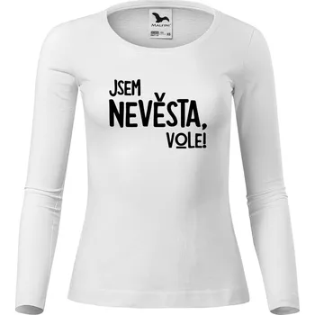 Dámské tričko DOBRÝ TRIKO Dámské bavlněné triko Jsem nevěsta, vole! Velikost: 3XL, Barva: Bílá
