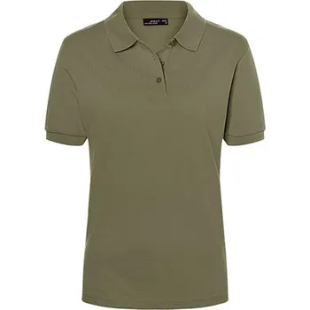 James&Nicholson Dámská polokošile JN071 Olive L