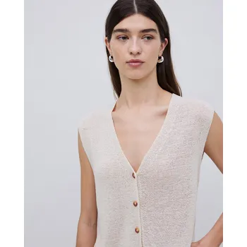 Dámské tričko Vesta Yerse 42525 béžová pletená Velikost: 38