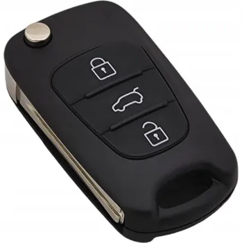 Autoklíč Pouzdro klíče dálkového ovládání KIA Hyundai, 3 tlačítka, planžeta HY22, šroubovací!