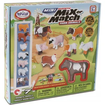 ostatní stavebnice Magnetické Stavebnice MalBlo . Mini hospodářská zvířata 15.