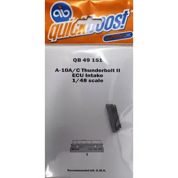 Plastikový model Quickboost 1/48 A-10A/C Thunderbolt II ECU intake (GWH)