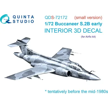 Plastikový model Quinta studio 1/72 Bl.Buccanneer S.2B Early 3D-Print.&col.Inter.