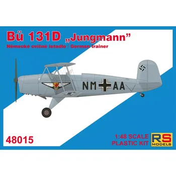 Plastikový model RS models 1/48 Bücker Bü 131D (5x camo)