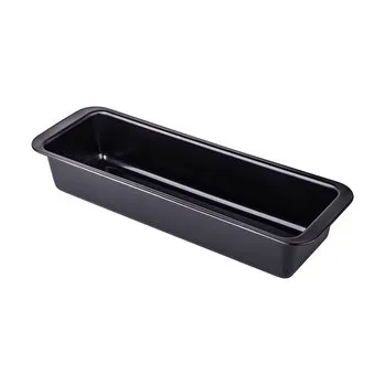 Plech na pečení FORMA PLECH NA PEČENÍ S VZORY 350X110 NEPŘILNAVÁ ČERNÁ (990-52)