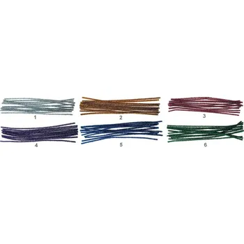 Vánoční dekorace Anděl Žinilka lesklá chlupaté modelovací drátky 12ks v sáčku 29cm 6703 Žinilka drátky: 6. Zelené