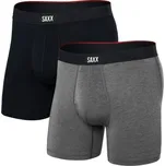 Pánské boxerky SAXX VIBE EXTRA SUPER SOFT 2PK M Šedá, Černá, Bílá