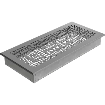 Krbové nářadí KRATKI Krbová mřížka ABC 17x37 granito