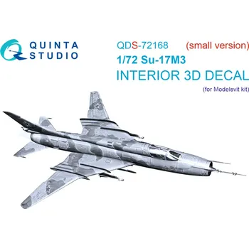 Plastikový model Quinta studio 1/72 Su-17M3 3D-Print.&col.Interior (MSVIT) SMALL