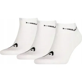 Pánské ponožky PONOŽKY HEAD SNEAKER SOCKS 3P WHITE 39-42