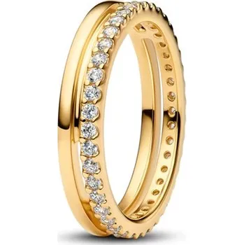 Prsten Prsten PANDORA Dva kroužky 50 163799C01-50