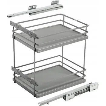 Kuchyňská skříňka SPODNÍ CARGO KOŠ DO SKŘÍŇKY 30CM MOVIX PRO 30 PLNÉ DNO S TLUMENÍM DOVÍRÁNÍ ANTRACIT