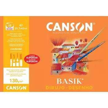 Výtvarný papír A4 Canson, 16 listů