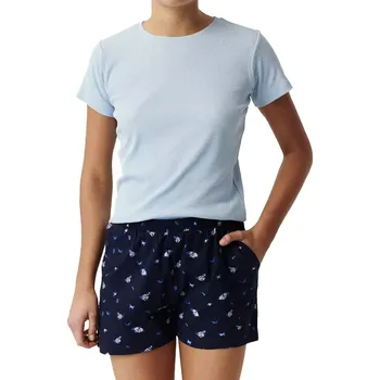 Dámské pyžamo Atlantic Dámské pyžamo 490/01 light blue M