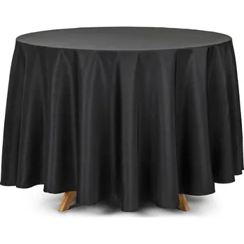 ubrus PartyDeco Ubrus kulatý 230 cm černý