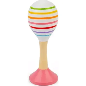 Hudební nástroj pro děti Bigjigs Toys Rumba koule junior sada 2 ks růžová