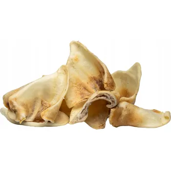 Pamlsek pro psa Vepřové ucho bílé 10 kusů