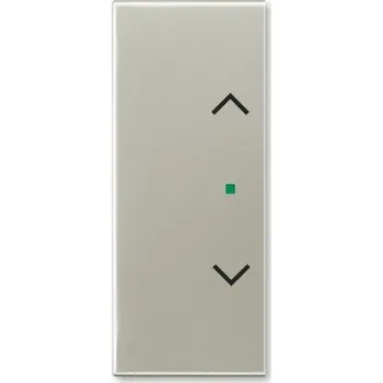 Kryt 2násobný levý/pravý, symbol "žaluzie" ABB Time, Time Arbo 6220E-A02002 32 starostříbrná