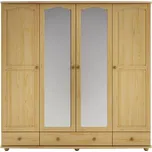 Drewmax SF120 skříň šatní masiv borovice