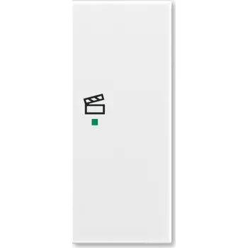 vypínač Kryt 2násobný pravý, symbol "scény" ABB Element 6220E-A02203 04 bílá / ledová šedá