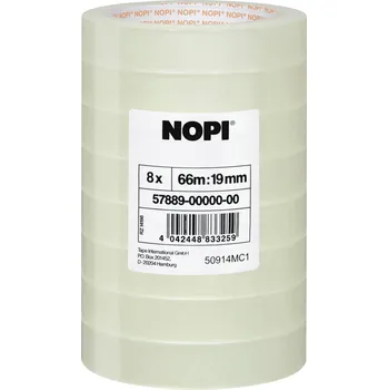 Izolační páska tesa 57889-00000-00 lepicí páska transparentní (d x š) 66 m x 19 mm 8 ks