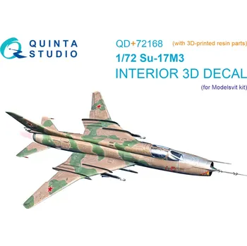Plastikový model Quinta studio 1/72 Su-17M3 3D-Print.&col.Interior (MSVIT)