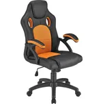 Juskys Kancelářská židle Montreal - černo / oranžová