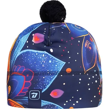 Čepice Flavio - zimní funkční čepice - vzor 184 - tmavě modrá - mandala XL 56 - 58