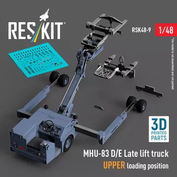 Plastikový model Reskit 1/48 MHU-83 D/E lift truck UPPER loading position