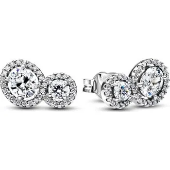 Náušnice Peckové náušnice PANDORA Objímající aureola 293774C01