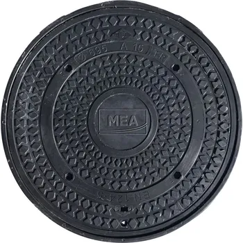 poklop MEA Poklop kruhový kompozitní A15 600 mm černý