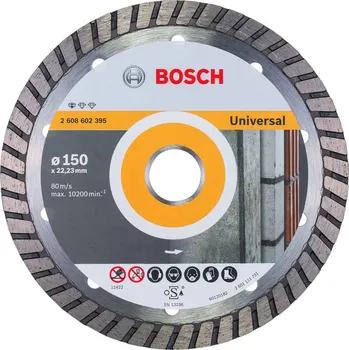 Pilový kotouč BOSCH Diamantový dělicí kotouč Standard for Universal Turbo, 150mm 2608602395 free_store_pickup