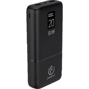 Powerbanka Powerbanka Rebeltec P20 s LCD, 20000 mAh, PD 22,5 W