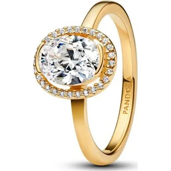 Prsten Prsten PANDORA Oválná třpytivá aureola 54 163802C01-54